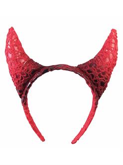 Red Devil Horn Headband