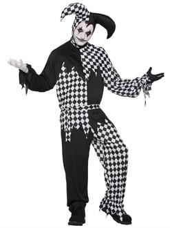 Mens Dark Jester Costume