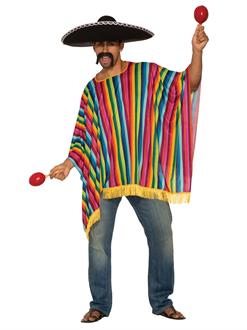 Mens Poncho Costume