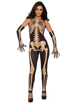 Womens Lady Bones Costume