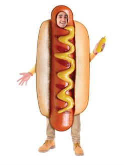 Adult Sublimation Hot Dog Costume Costume