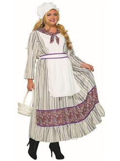 Womens Curvy Pioneer Woman Costume