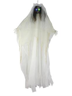 57" Light Up Bride Skull Prop