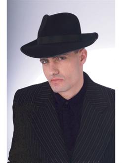 Adult Black Profelt Fedora