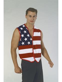 Mens Stars And Stripes American Flag Vest