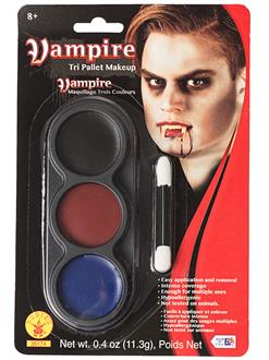 Tri Color Pallettes Vampire Makeup Kit