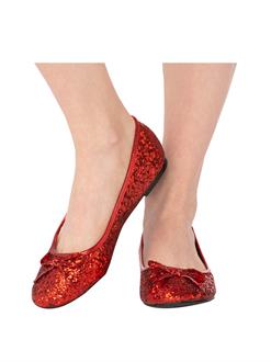 Adult Red Glitter Shoe