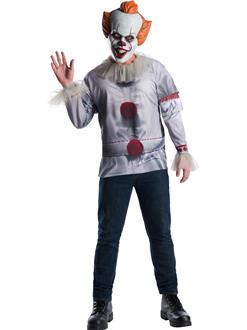 It Movie Pennywise Mens Costume Top