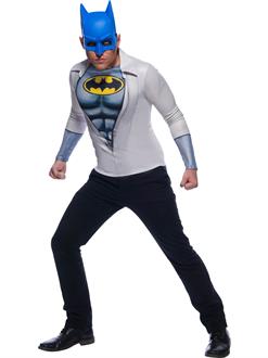 Mens Photo Real Batman Costume Top