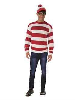 Where's Waldo Adult Deluxe Costume
