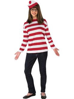 Where's Waldo Cuvry Wenda Costume