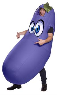 Adult Eggplant Inflatable Costume