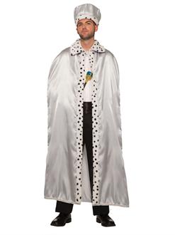 Adult Silver Royal Cape