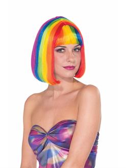 Rainbow Bob Wig