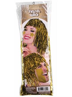 Yellow Tinsle Wig