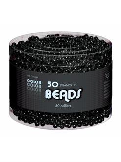 Black Bead Necklaces-Multipack