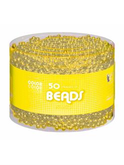 Yellow Bead Necklaces-Multipack