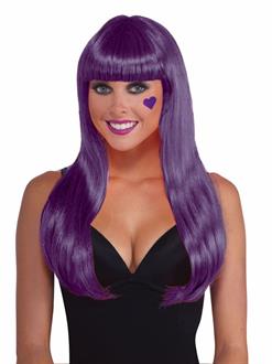 Purple Long Wig