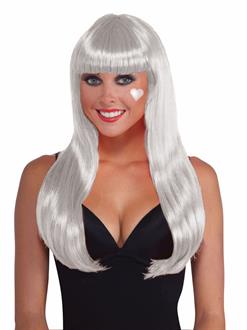 White Long Wig