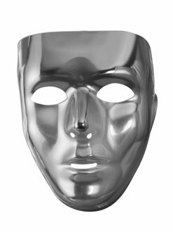 Silver Full Face Mask