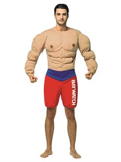 Baywatch - Muscles Lifeguard Adult Costume