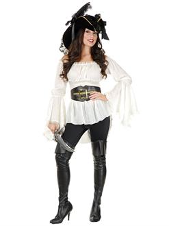 Women's Pirate Lady Vixen Blouse Costume