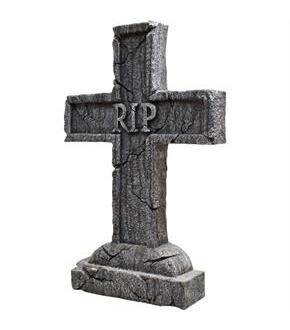 Rest In Peace Cross Tombstone Costume