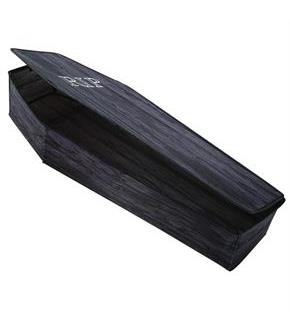 Lifesize Instant Wood Look Coffin Prop