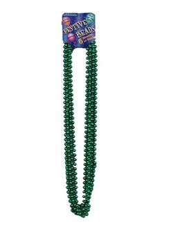 St Patricks Day Green Beads - 6 Pieces