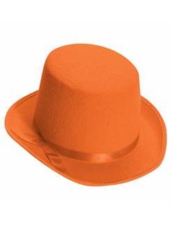 Deluxe Orange Top Hat