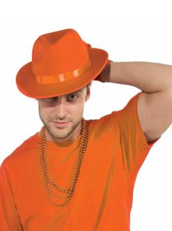 Deluxe Orange Fedora