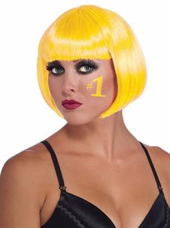 Womens Yellow Bob Wig