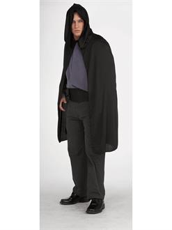 Shrt Blk Hooded Cape 70D