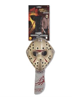 Adult Jason Machete and Mask Set