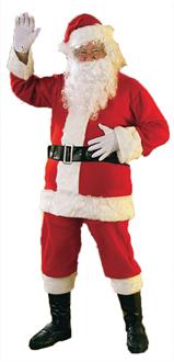 Adult Flannel Santa Suit