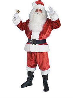Crimson Imperial X-Large Plush Adult Santa Suit