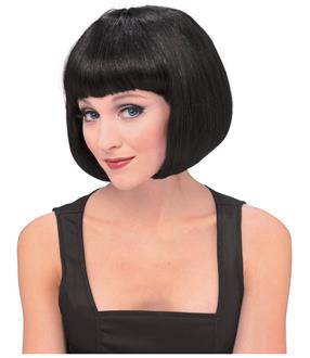 Super Model Black Wig
