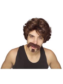 Big John Wig with Moustache & Goatee