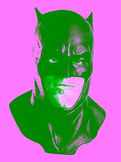 Adult Batman Latex Mask with Cowl