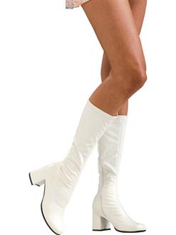 White Go-Go Shoes
