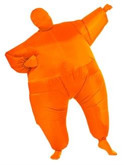 Adult Orange Inflatable Costume
