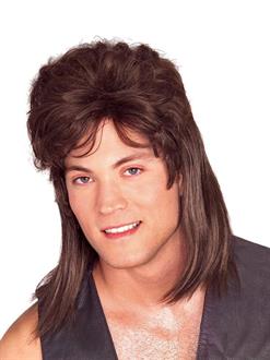 Brown Mullet Wig