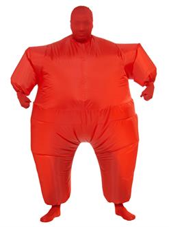Men's Adult Inflatable Red Jumpsuit