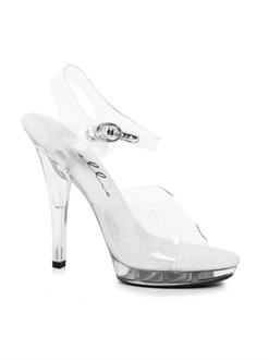 Brook Stiletto Clear Heel Sandal
