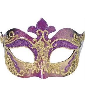 Purple With Gold Trim Mask