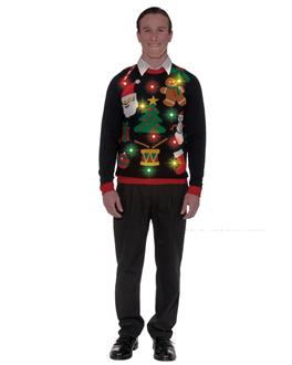 Adult Everything Christmas Light Up Sweater