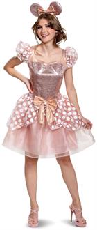 Rose Gold Minnie Deluxe Adult Costume