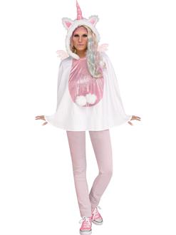 Womens Unicorn Poncho Costume