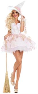Adult Sassy White Magic Witch Costume