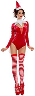 Adult Sassy Santa's Shelf Helper Costume